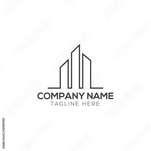 Building Concept Logo Design vector 