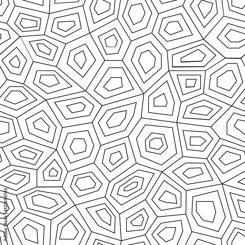 Hexagon geometric seamless pattern. Hexagon geometric seamless pattern.