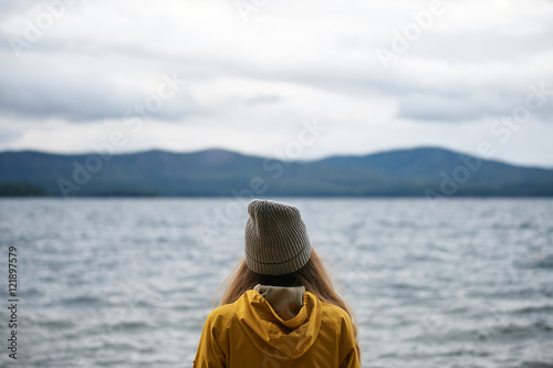 Hipster woman looking towards horizon © sata_production