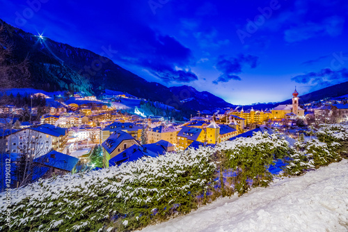 night landscape of an Alpine Village © Vivida Photo PC