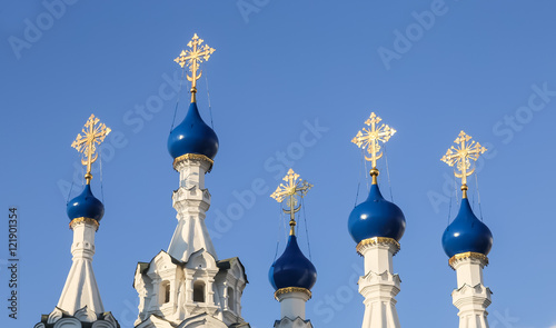Temple of the Nativity of the Blessed Virgin Mary.  Moscow, Russia photo