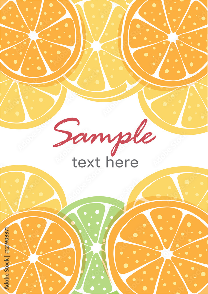 Vector background of an orange,Vector illustrations Stock Vector ...