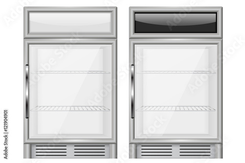 Display refrigerator. Small size merchandiser