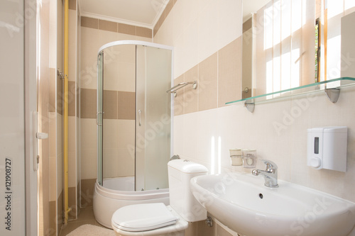 Interior of  a modern bathroom