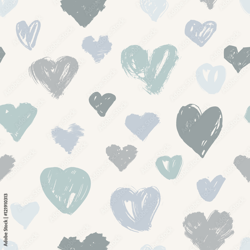 Vector hearts pattern Vector hearts pattern