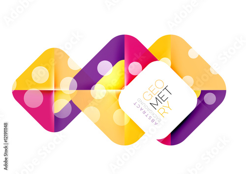 Glittering abstract geometric background