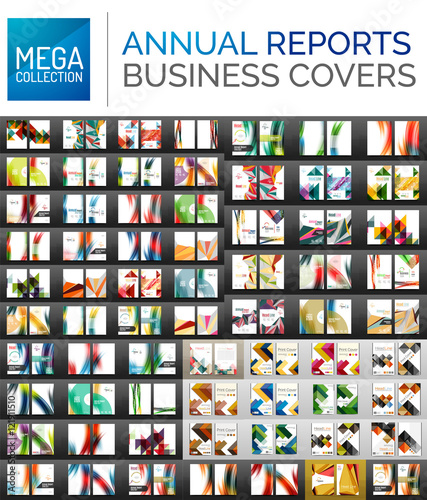 Mega collection of annual report covers
