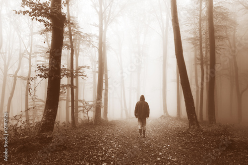 Horror dark man appears in ...