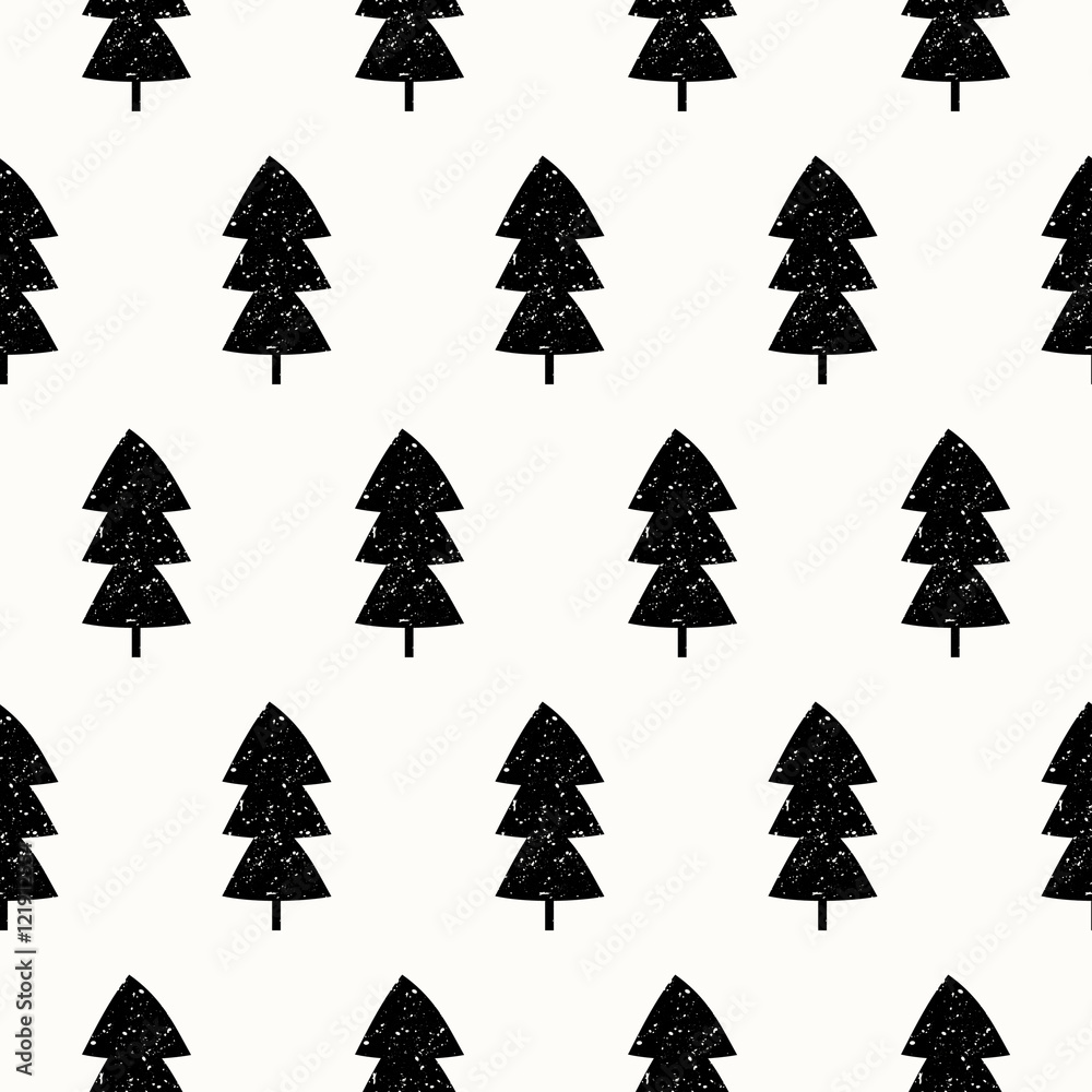 Obraz premium Seamless Christmas Pattern