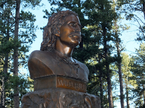 Bill Hickok Grave at Mount Moriah Cemetery in Deadwood, South Dakota (USA) photo