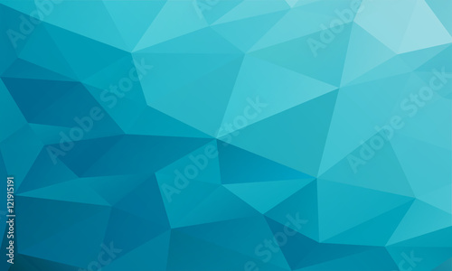 abstract Green background, low poly textured triangle shapes in