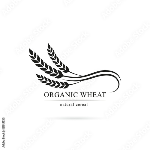 Grain logo. Wheat symbol