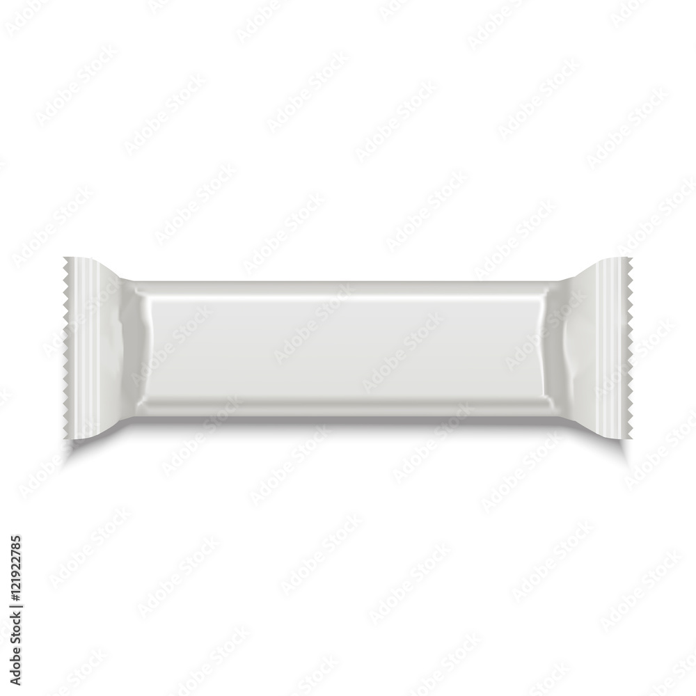 Template White Blank Sweet Stick. Vector Template White Blank Sweet Stick. Vector