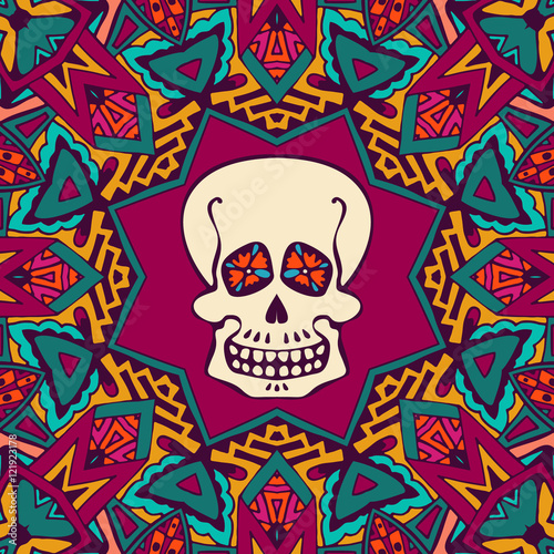 Halloween greeting background