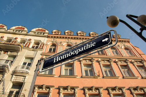 Schild 54 - Homöopathie photo