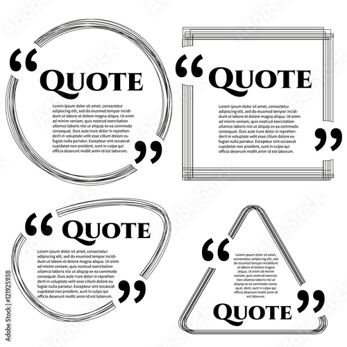Geometric quote form