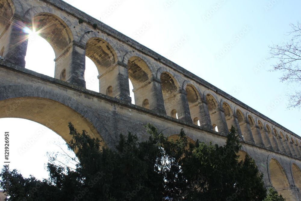 Obraz premium The bridge in Montpellier, France