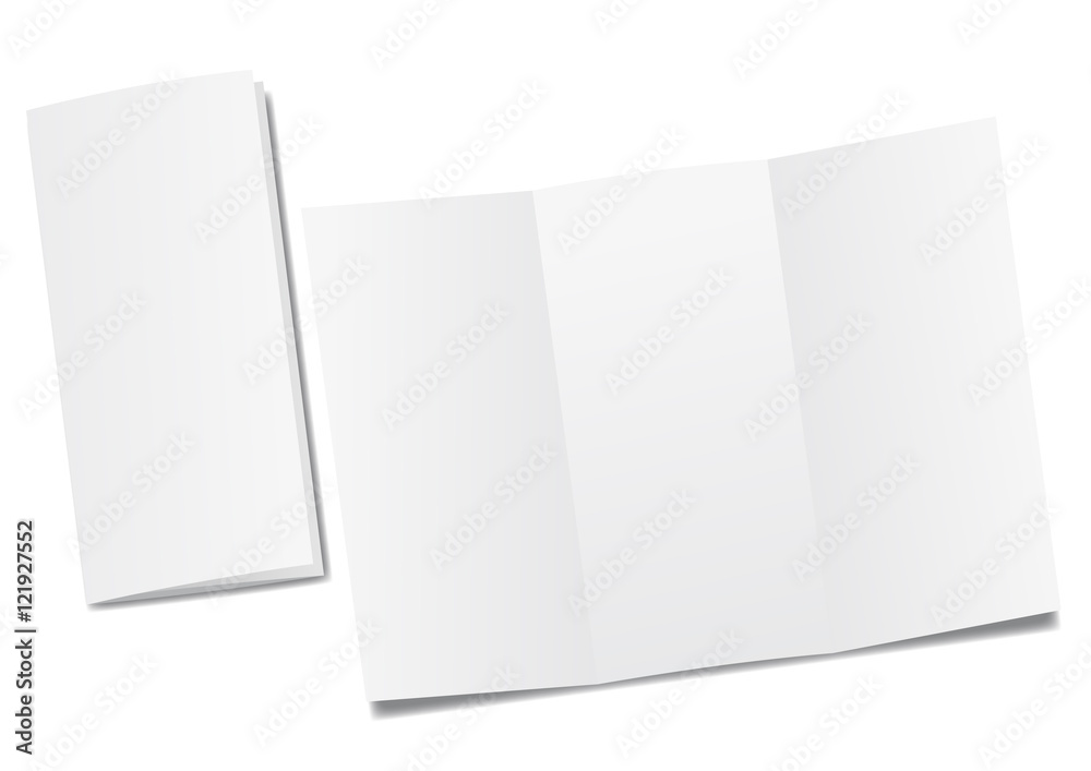 mockup Folder Wickelfalz