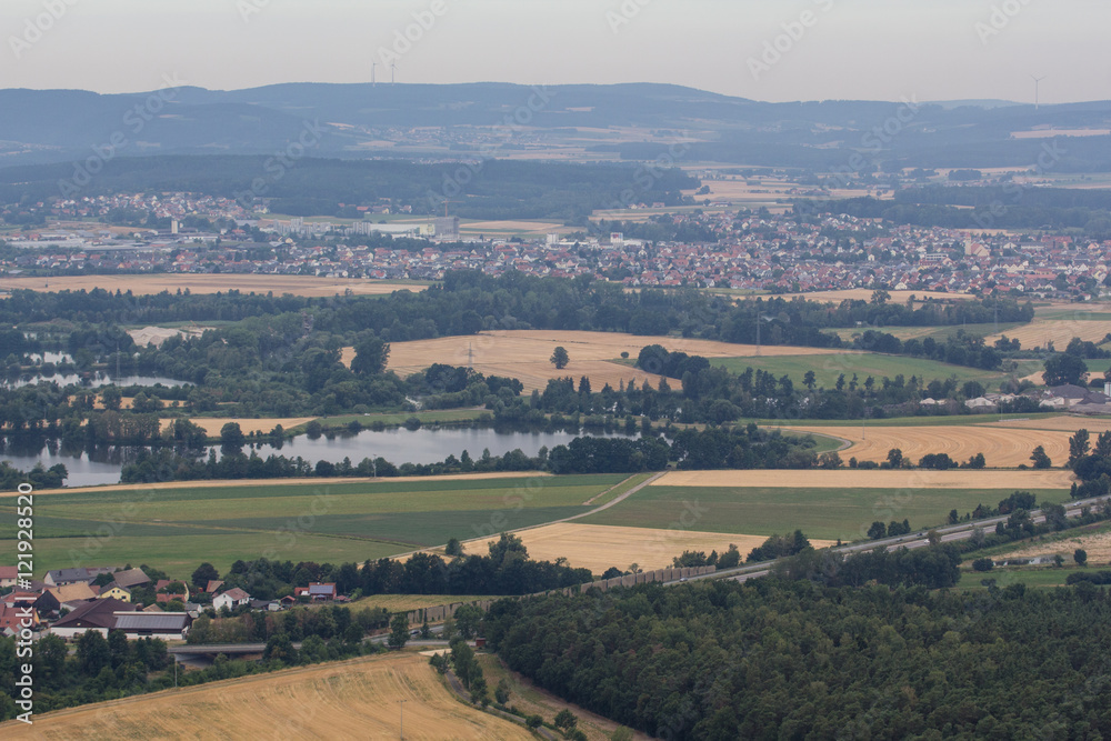 aerial view in bavaria