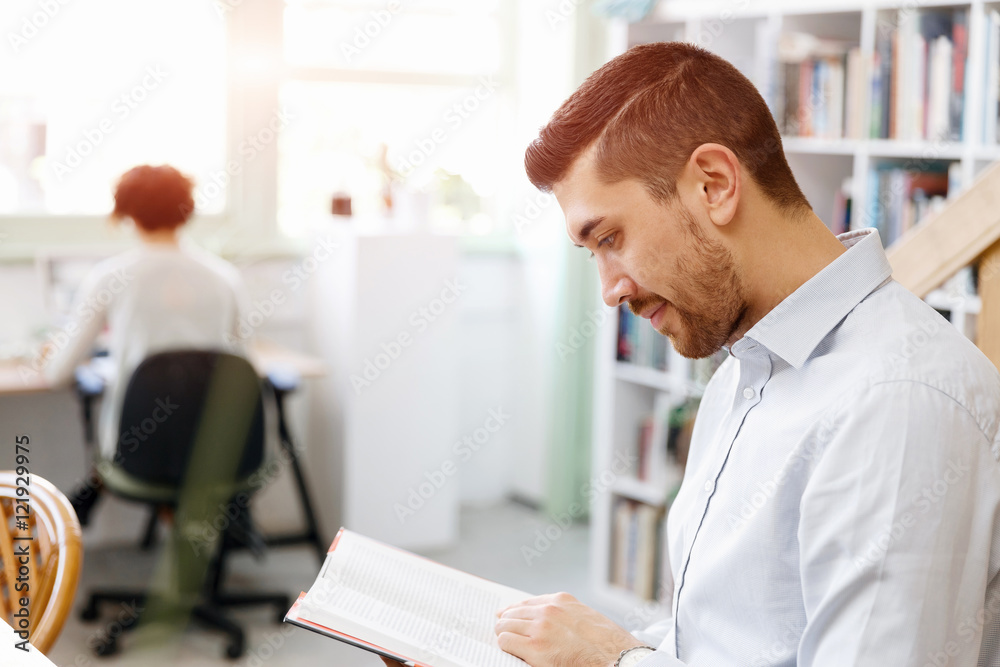 Young man in offfice Young man in offfice