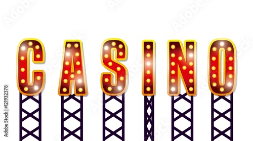 Notice spectacular casino icon vector illustration design