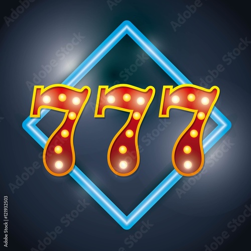Notice spectacular casino icon vector illustration design