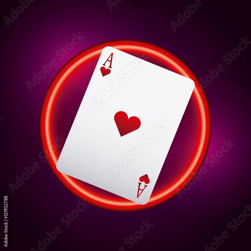 poker cards game casino vector illustration design