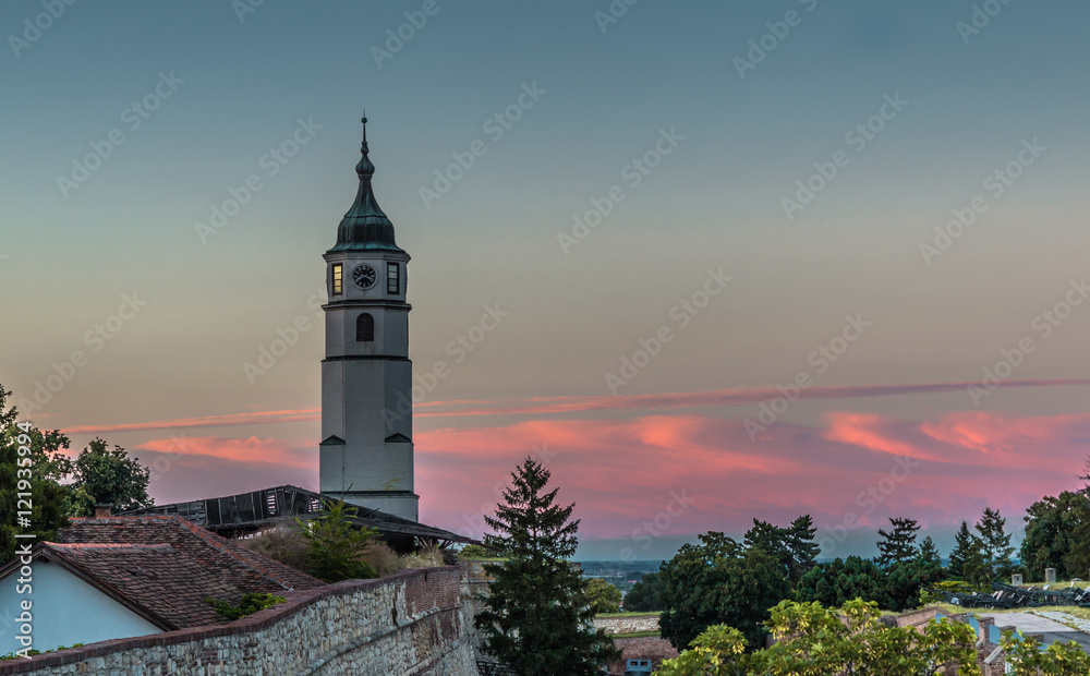 Tower on Kalemegdan fortress, hdr effect