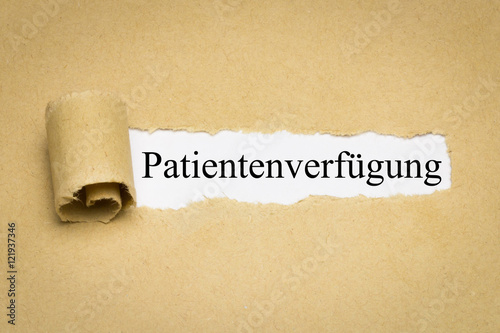 Patientenverfügung photo