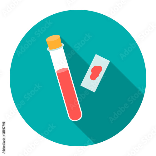 Blood test icon cartoon. Single medicine icon from the big medical, healthcare set.
