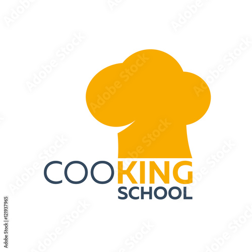 Cooking school logo. Cooking Academy. Vector illustration.
