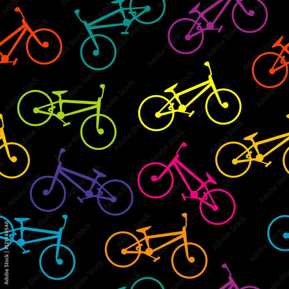 Bicycle colorful seamless Bicycle colorful seamless