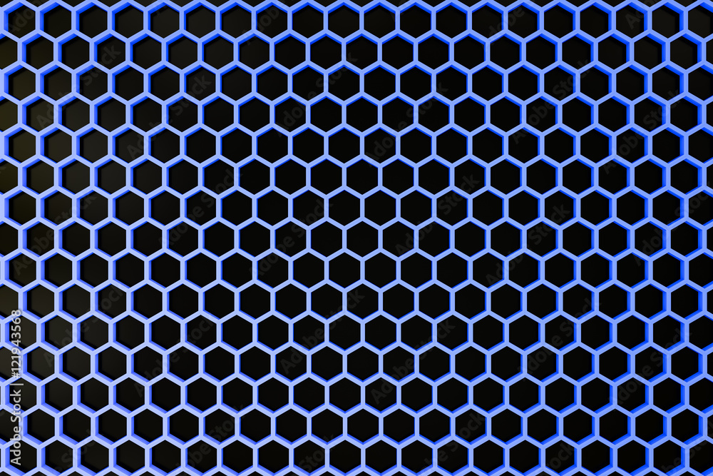 3d rendering of hexagonal abstract background 3d rendering of hexagonal abstract background