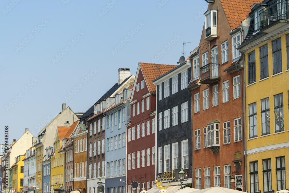 Colorful buildings of Copenhagen 1