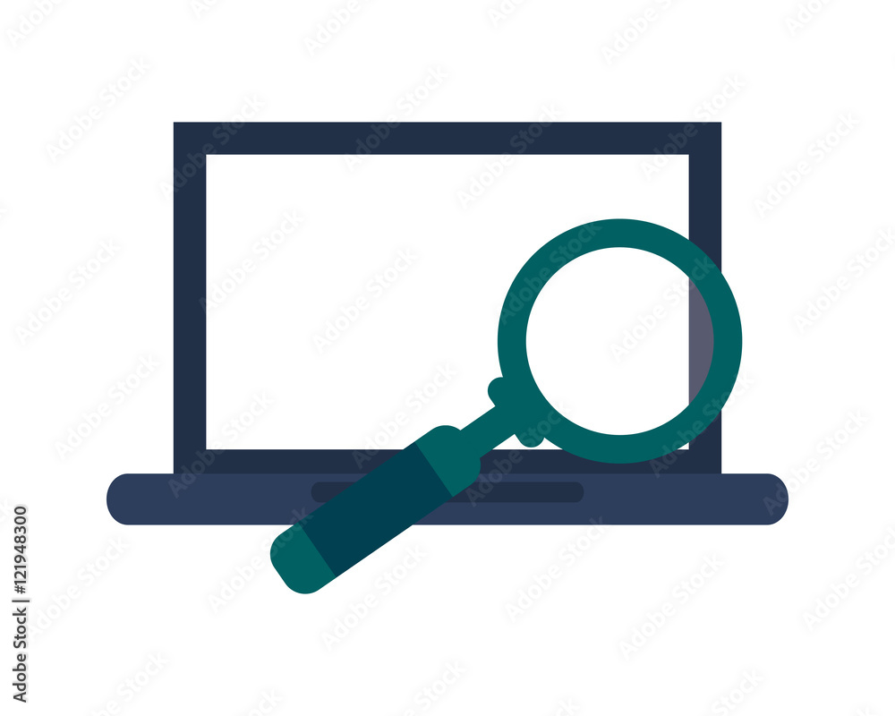 flat design computer and computer icon vector illustration flat design computer and computer icon vector illustration