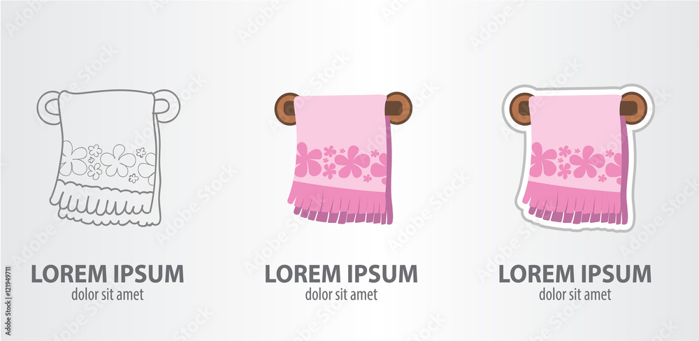 Obraz premium Logo towel