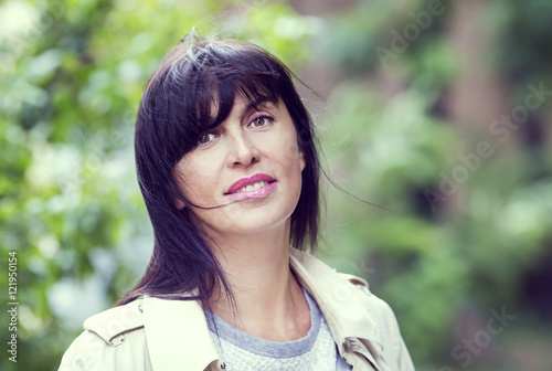 portrait of a woman on the street