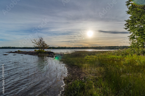 Calm Sunset At The Lake