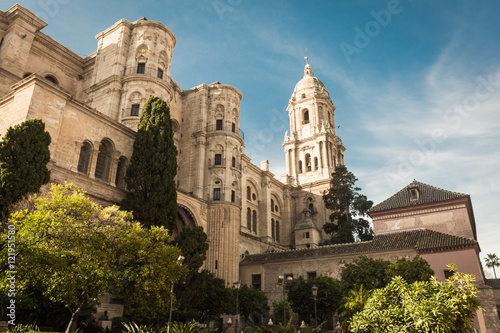 old church in malaga city