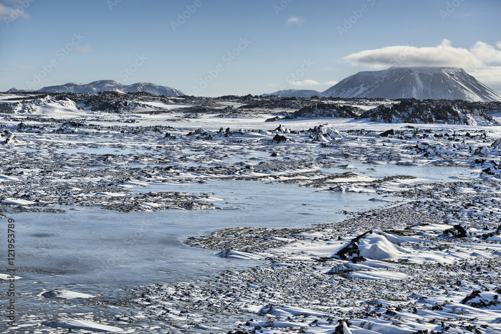 Frozen wilderness, Iceland