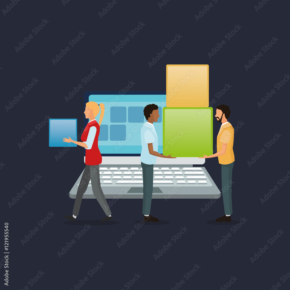 teamwork related icons image vector illustration design teamwork related icons image vector illustration design