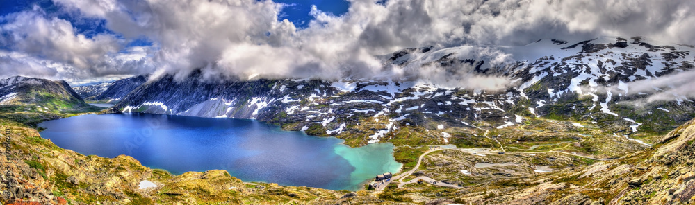 View of Djupvatnet lake from Dalsnibba mountain - Norway