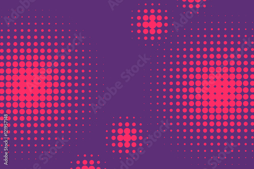 Abstract Creative concept vector comics pop art style blank layout template with clouds beams and isolated dots pattern on background. For Web and Mobile Applications, illustration template design