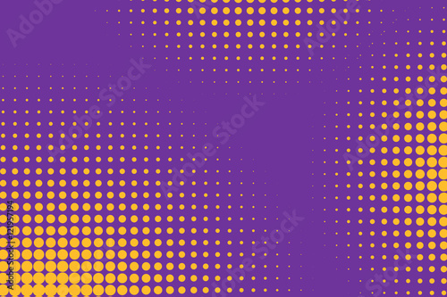 Abstract Creative concept vector comics pop art style blank layout template with clouds beams and isolated dots pattern on background. For Web and Mobile Applications, illustration template design