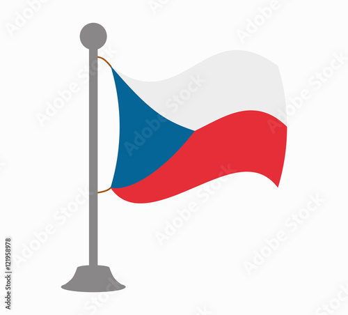 czech flag mast