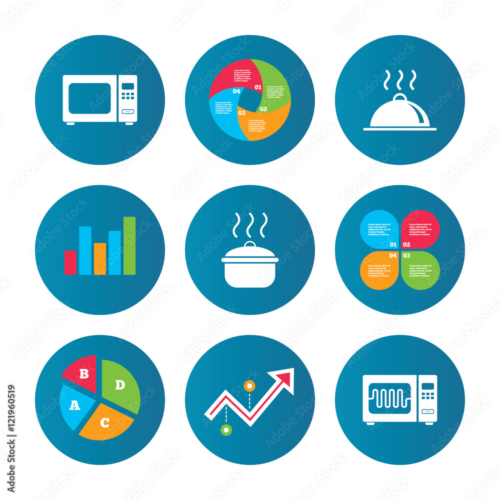 Microwave oven icon. Cooking pan, food serving. Microwave oven icon. Cooking pan, food serving.