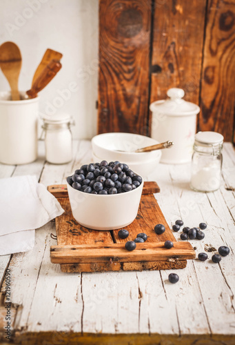 Ripe Blueberry bowl.