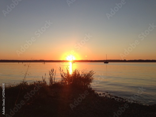 Sonnenuntergang am See