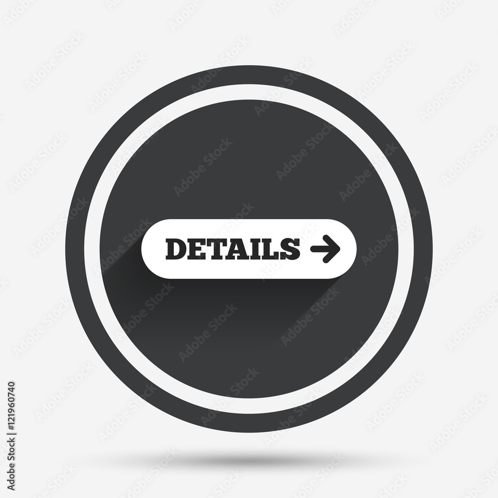 Details with arrow sign icon. More symbol. Details with arrow sign icon. More symbol.