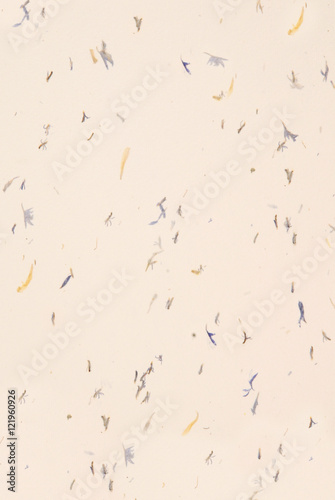 Speckled organic confetti paper background.